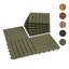 30cm L x 30cm W Solid Wood Interlocking Deck Deck Tile Kit-910376908