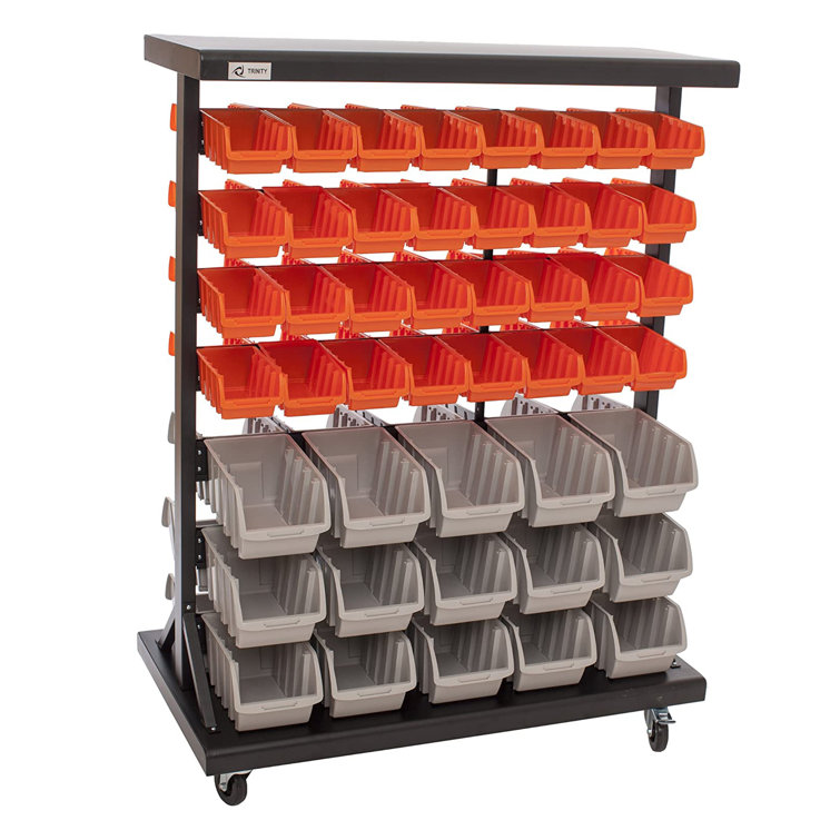 35 Gal. Bin Warehouse Rack 12 Tote