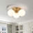 Pritee Glass Semi Flush Mount