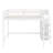 Full Size Loft Bed With Storage Wardrobe-744675647