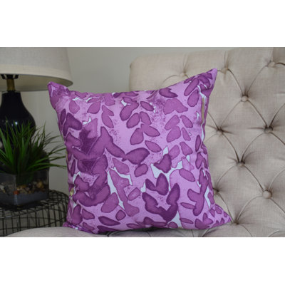 Housse et insert de coussin carré fleur