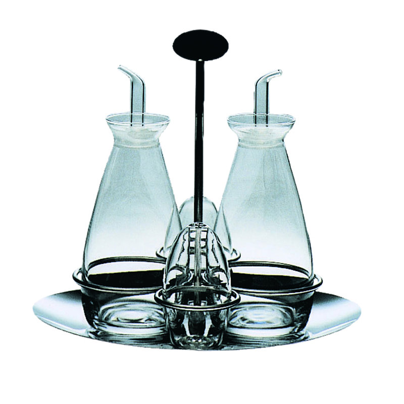 Due Stainless Steel Oil and Vinegar Set