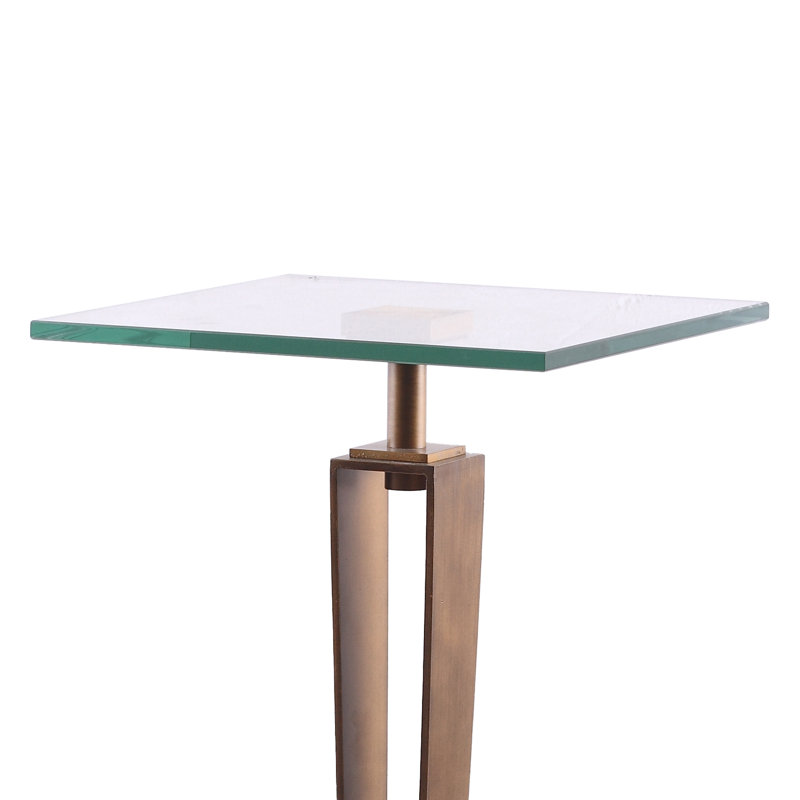 Table de bout en verre 23 po