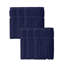 Ensemble de serviettes 6 pièces Willow - 100% coton peigné, 630 g / m² de qualité supérieure, bleu marine, ultra doux et très absorbant-139745312-139745336