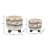 Ceramic Outdoor and Indoor Planters for Home Decor - Decorative Flower Pots for Living Room or Paito Areas -Set of 2, 8", 6"-1288495000
