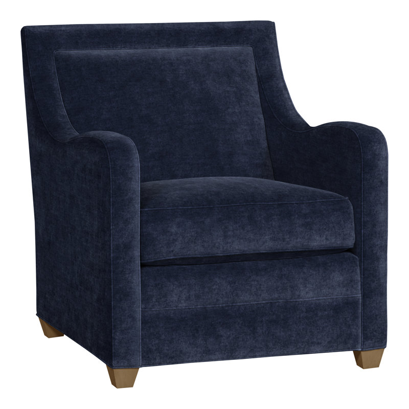 Haden Upholstered Armchair, Hampton, Nadia Eclipse