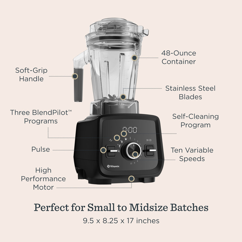 Vitamix VX3 Blender, Black