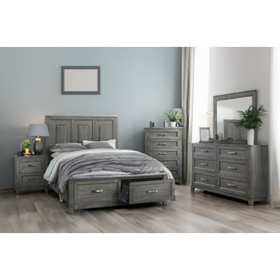 Jaqueline Storage Platform Bedroom Set