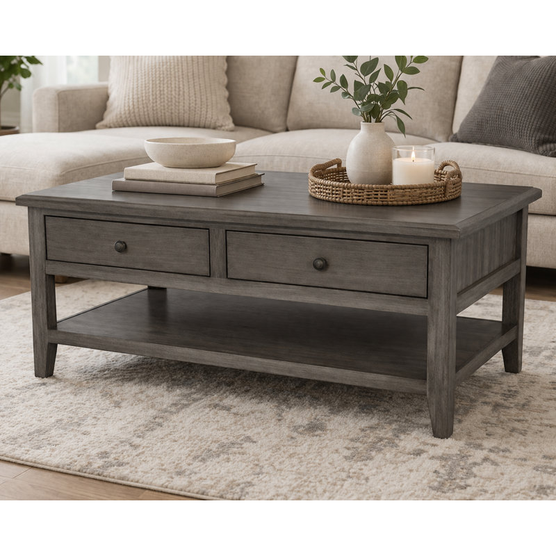 Table basse Beth, Pierre grise