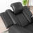 Davarious 37.8" Wide Modern Multifunctional Vegan Leather Dual Motor Power Recliner with Cup Holder (Set of 2)-108896634