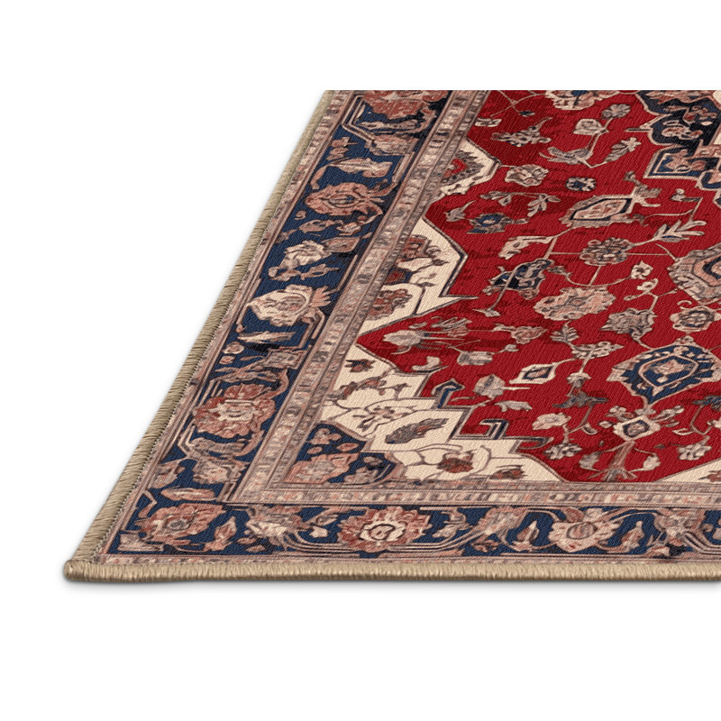 Tapis brun lavable à la machine, Rectangulaire 2 pi x 3 pi