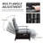 Recliner Patio Chair with Cushions-1523647360