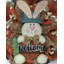 Couronne de jute avec lapin Welcome