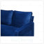 Coussin en velours côtelé doux avec rangement latéral, structure robuste et éponge à rebond élevé pour une assise confortable-129410265