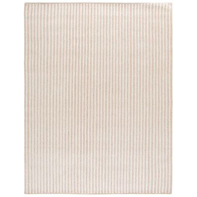 Martha Stewart Hand Tufted Wool;Cotton Striped Indoor Rug