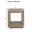 Table de bout carrée 1Pc-1385730323