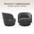 Caysey Boucle Swivel Accent Chair-102476749