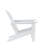 Outdoor 5-Piece Adirondack Chair With Square Coffee Table Conversation Set-134329643