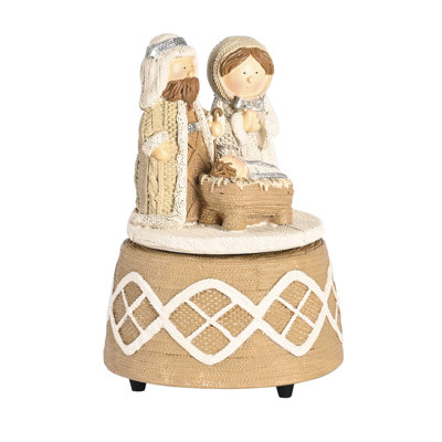 Figurine Musical Christmas Nativity