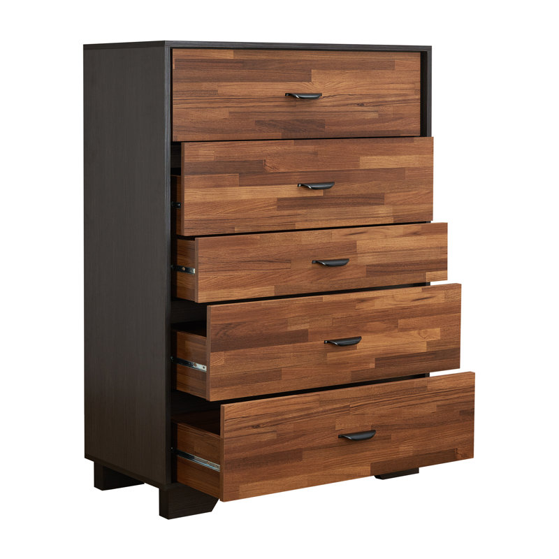 Muskego Dresser, Walnut/Espresso