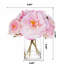 Faux Silk Peony Arrangement in Vase-1246689252
