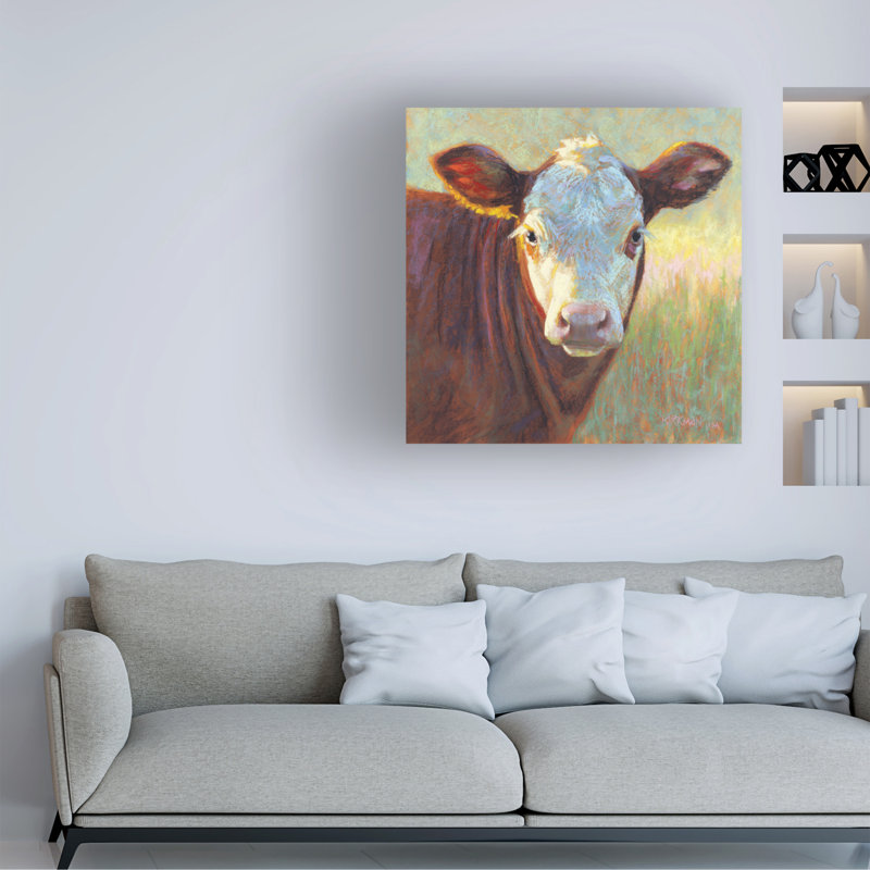 Wrapped Canvas Wall Art - Rita Kirkman 'Glimmer' Wall Art for Living Room, Bedroom, or Office Décor  - 24x24