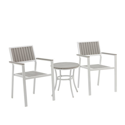 Ensemble de mobilier d'extérieur en acier 3 pièces Island Retreat Ez-Care Tek-Wood