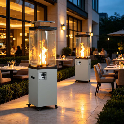 41000 Propane Standing Patio Heater(Set of 2)