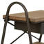 Ahnyia 52cm W Metal Bedside Table