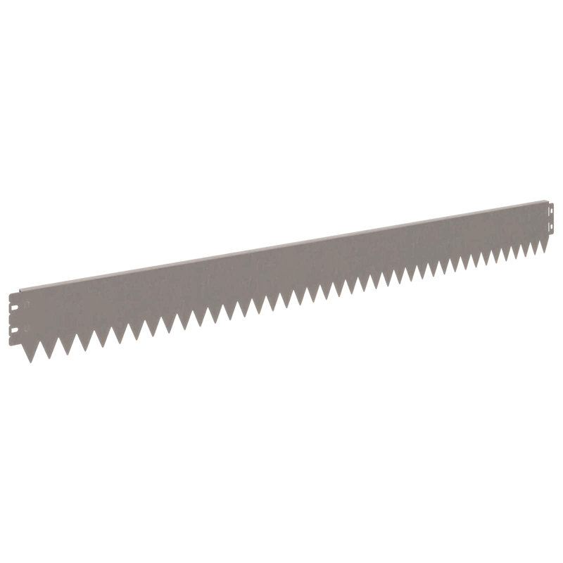 103 cm W Steel Lawn Edging Fencing, 10cm H x 103cm W, Rusty
