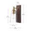 Saedie Glass Armed Sconce