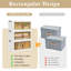 Grands bacs de rangement empilables avec couvercles-111089980