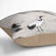 Japanese Crane by Kano Motonobu Cushion with Filling-56901776-56901774
