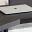Bureau créatif en bois massif noir-1312260102