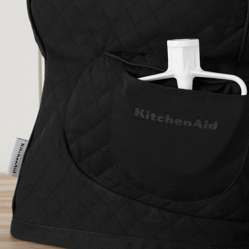KitchenAid® Quilted Fitted Mixer Cover, Onyx Black