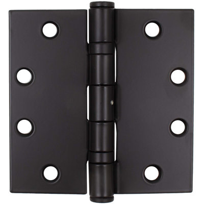 Charnières de porte à paire de butées H 4,5 po x l 4,5 po