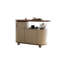 Table basse et roulettes Mid-Century