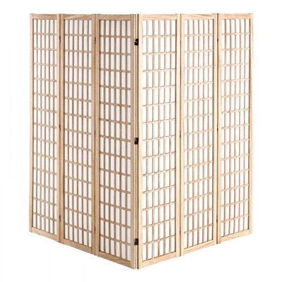 Room Divider, Japanese Room Divider, Wood Folding Privacy Screen Indoor, Japanese Partition Dividers