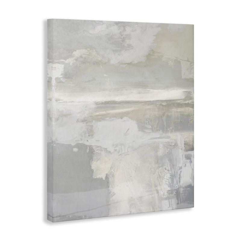 Cascade de toile neutre neutre, design par Rachel Springer, H 30 po x l 24 po
