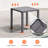 Aluminum Square Side/End Table-657987871