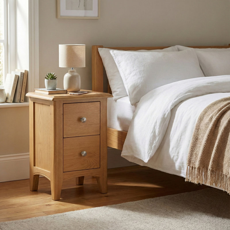 Censu 38cm W Plywood / Laminate Board Bedside Table