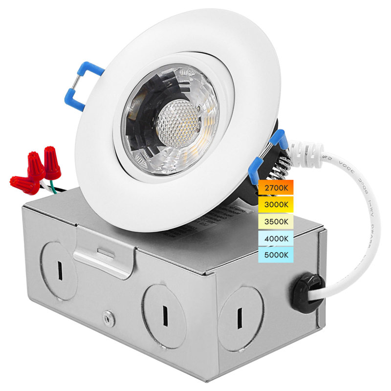 3 in. Selectable Dimmable LED Canless, White
