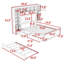 Lit plateforme en bois avec prises intégrées et amplement de rangement-302226805-302226804