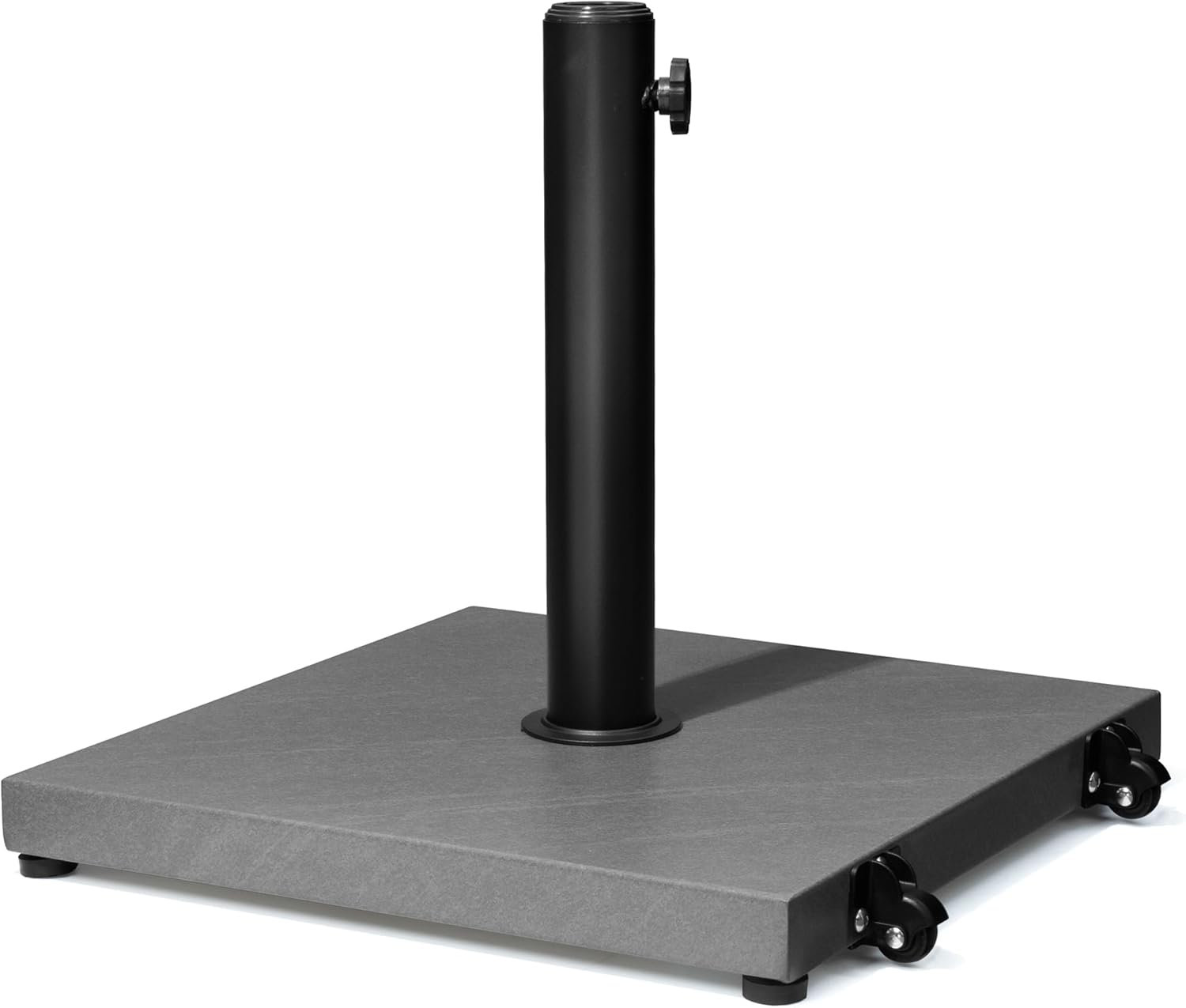 Arlmont & Co. Patio Umbrella Base Outdoor Umbrella Stand With Wheels ...
