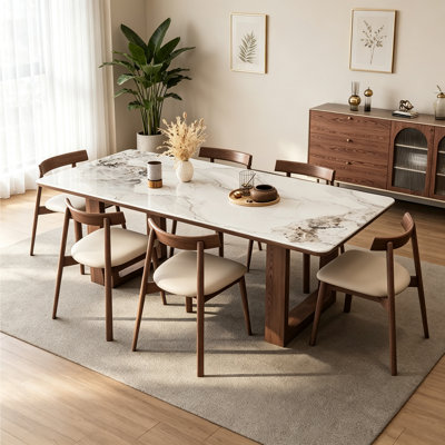 Modern Rectangle Sintered Stone Dining Table