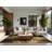 Soft Plush Farner Christmas Modern & Contemporary Abstract Area Rug in Brown – LightBrown Binding-225060057