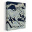 «Blue Flowing Horses», reproduction d'art murale cheval contemporain-129895767