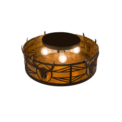 Plafonnier encastré 4 lumières unique 23 po
