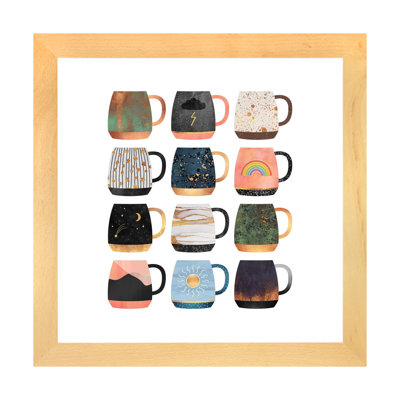 Collection « coffee Cup collection II » par Elisabeth Fredriksson-impression d’art graphique