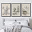 «Vintage Countryside Forest Mountain River Nature Landscape», art mural sur toile 3 pièces-91874914-91874915